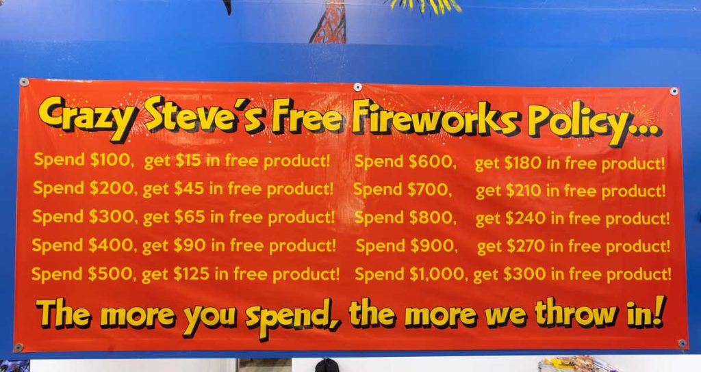 firwork policy - Crazy Steve's Fireworks